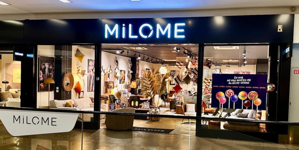 Enseigne Milome