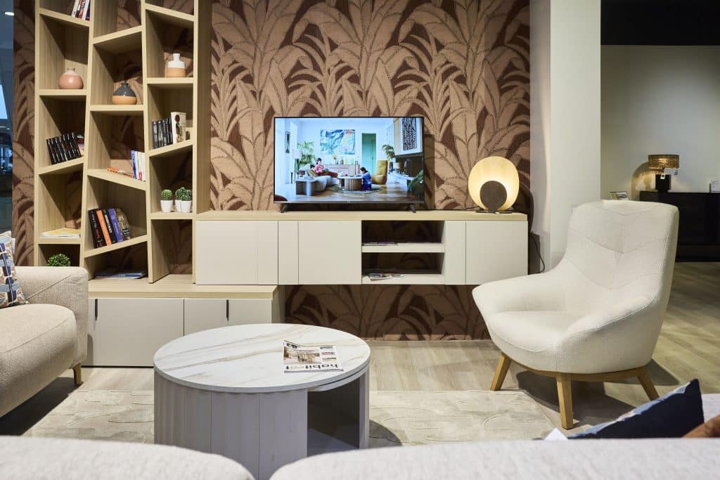 Interieur magasin de meuble Gautier centre commercial Domus Paris