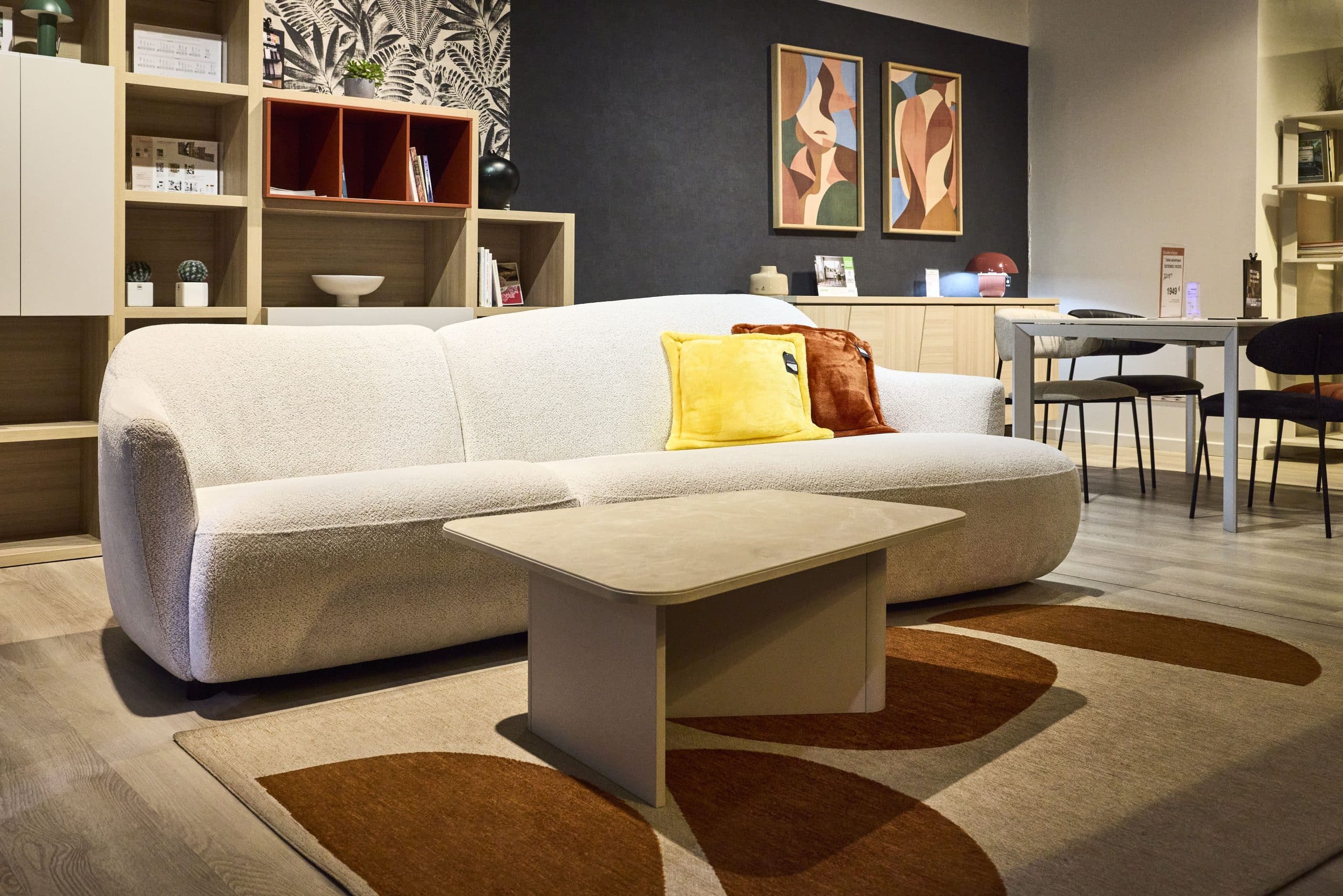 Interieur magasin de meuble Gautier centre commercial Domus Paris