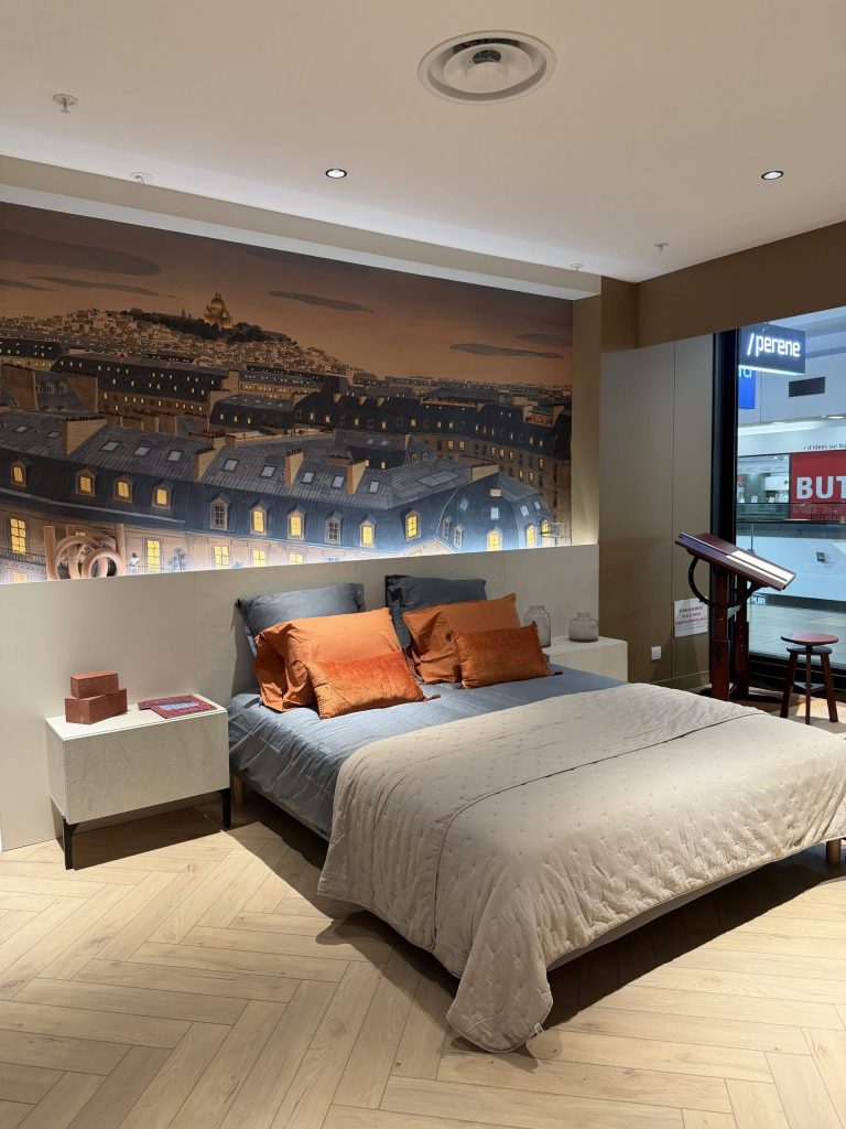 Intérieur magasin Pérène centre comemercial Domus