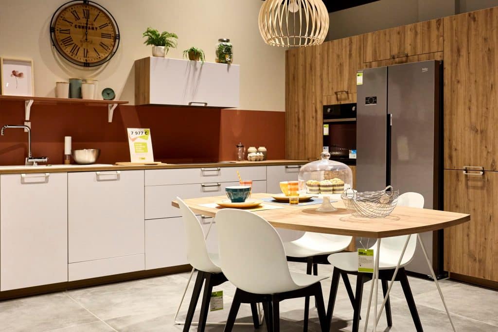 Intérieur magasin de cuisine SoCoo'c centre commercial Domus Paris